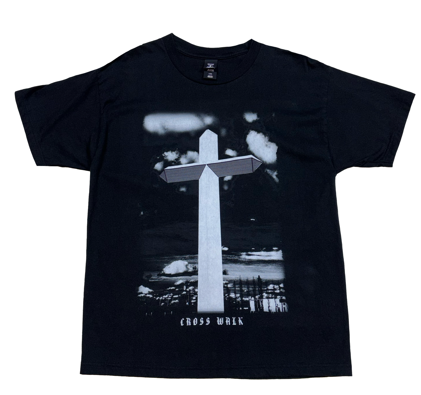 CROSS ROADS CROSS BLACK T-SHIRT