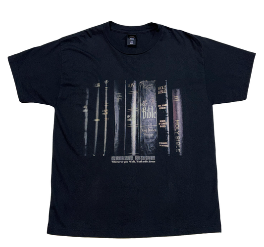 BIBLE STACK BLACK T-SHIRT