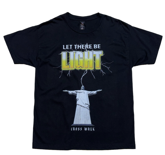 LET THERE BE LIGHT BLACK T-SHIRT