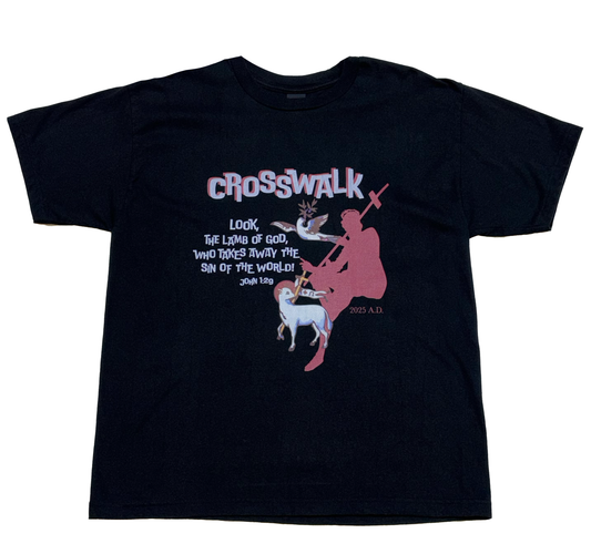 LAMB OF THE WORLD BLACK T-SHIRT